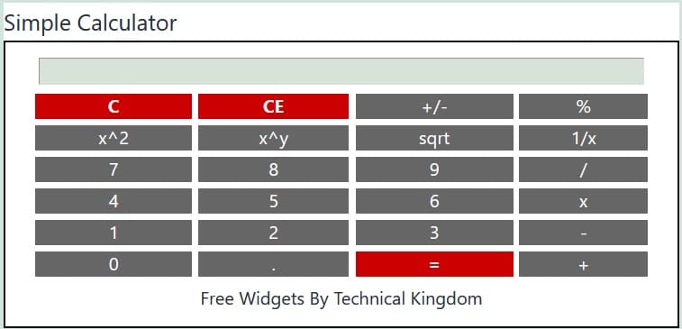 Simple Calculator