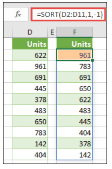 Sort Function